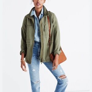 MADEWELL Fleet Utility Jacket, Desert Olive | Sz XS